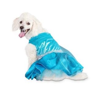 COSTUME DOG NEW BLUE BELLE OF THE BALL DRESS‎ SMALL